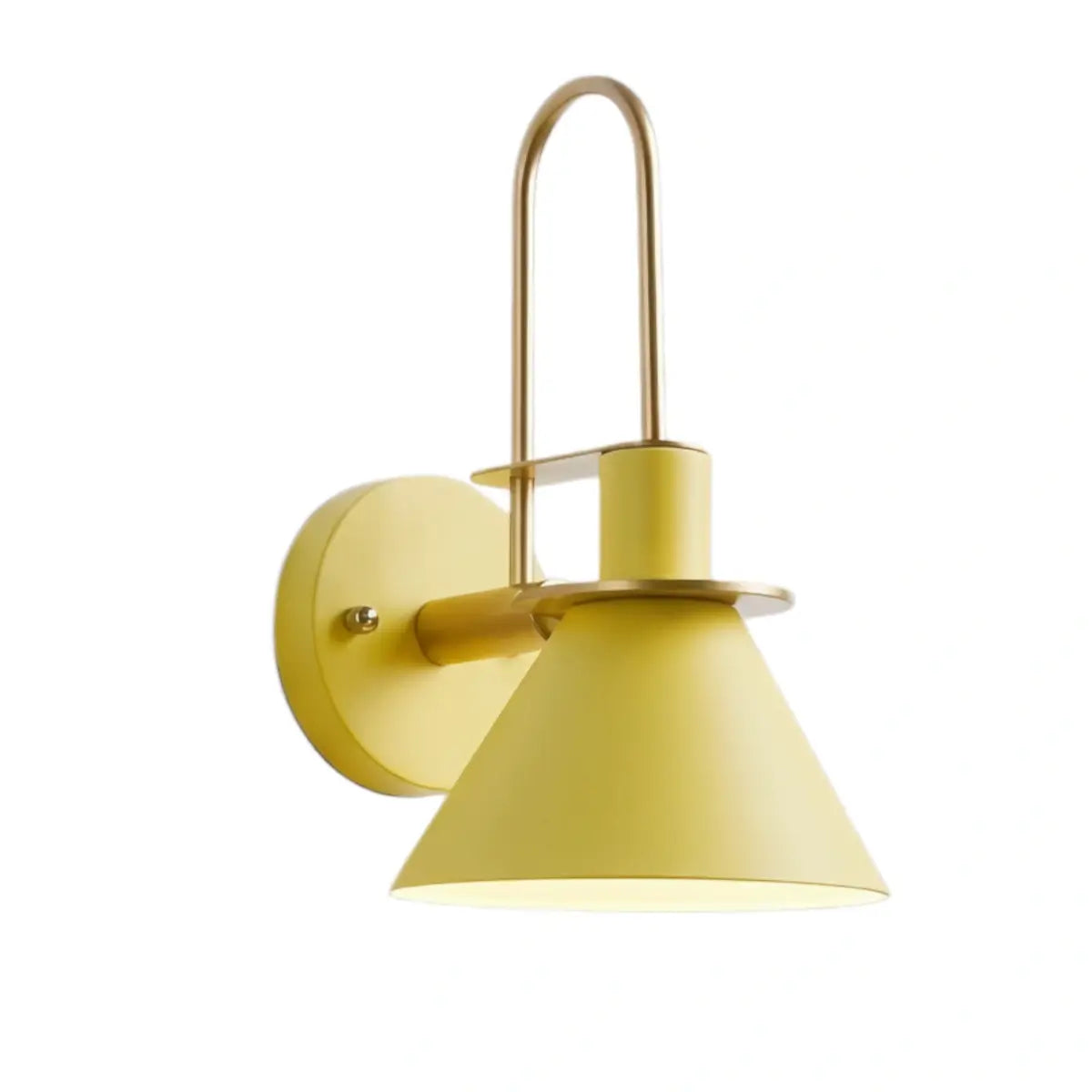Irondale Nordic Conical Wall Lamp - Metal for Living Room/Bedroom